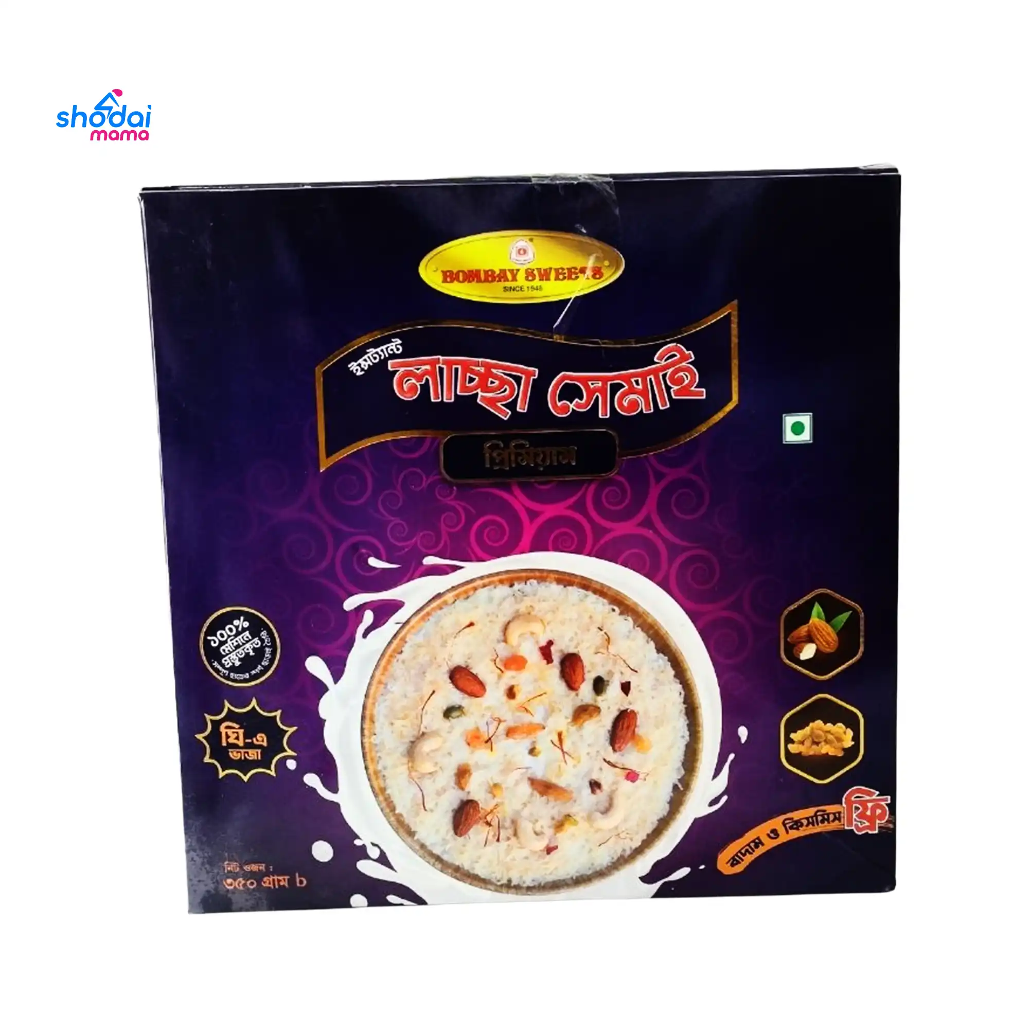 Bombay Sweets Instant Laccha Shemai Premium 350gm